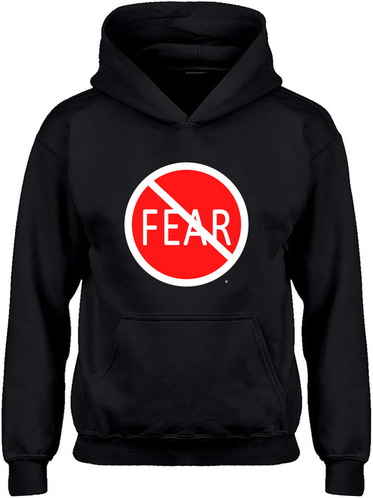 No Fear Sign Black Hoodie