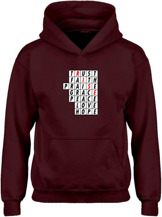 Rise Crossword Puzzle Design hoody